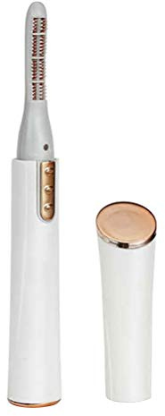 SWETRACE Rizador de Pestañas Eléctrico Blanco, Clip Calentador Portátil para Mujer, Accesorio de Maquillaje Profesional para Uso Doméstico, Curvadora de Pestañas Rápida y Segura