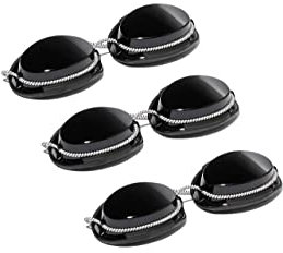 MEDlight 3er Pack Premium LED & UV Schutzbrille für zuverlässigen Augen-Schutz I Geprüft nach DIN 170 I aus Deutschland I verstellbare Solarium-Brille für Sonnenbank und Sonnen am Strand