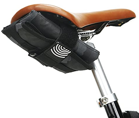 Werkzeugtasche für Fahrrad Reparaturset unter dem Sattel Tasche für Rahmen Mountainbike Tasche Tragbare Mehrzwecktasche für Profi-Werkzeuge (schwarz und grau)