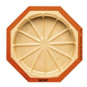 Silpat Moule Gateau Rond 12 Portions Individuelles 26 cm – Cuisson Parfaite – Cheesecakes, Tartes, Cakes, Quiches – Silicone Antiadhésif, Réutilisable – Pâtisserie, Cuisine - Qualité Professionnelle