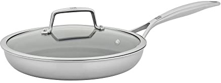 Zwilling Spirit Energy + 10-inch Stainless Steel Ceramic Nonstick Fry Pan with Lid