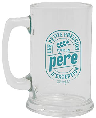 Mr. Wonderful Chope de bière - Une petite pression pour un père d’exception
