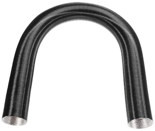 Veesper Tuyau de Ventilation de sécheuse à 2 m, 60 mm diamètre intérieur en Aluminium en Aluminium canalaire Diesel, Conduit Chauffage à air rétractable et antichocyte pour Les Voitures et Usage d