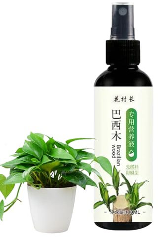 Hydroponic Brazilian Wood Nutrient Solution | Brazilian Wood Special Nutrient Plant Food 100ml - Green Radish Liquid Fertilizer for Bonsai & Potted Plant, Without Dilution