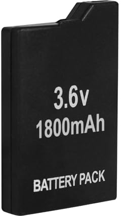 Batería recargable de iones de litio de 1800 mAh, repuesto para PSP 1000 PSP-110 (1001, 1002, 1003, 1004, 1005, 1006, 1007, 1008, 1010), consola de grasa PSP (1 unidad)