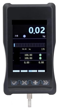 Dinamometro digitale, Dinamometro, Palmare Push-Pull Indicatore Di Risposta Rapida Multi-Allarme Digitale,Unità Di Misura Portatili