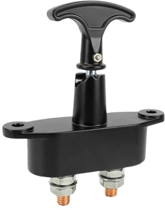 harayaa Interruptor de Desconexión de Batería de 12 V 200 A, Desconectador de Bateria Coche, Aislador de Bateria de Apagado, Cortacorrientes Coche para Tractor, Barco O Autocaravana