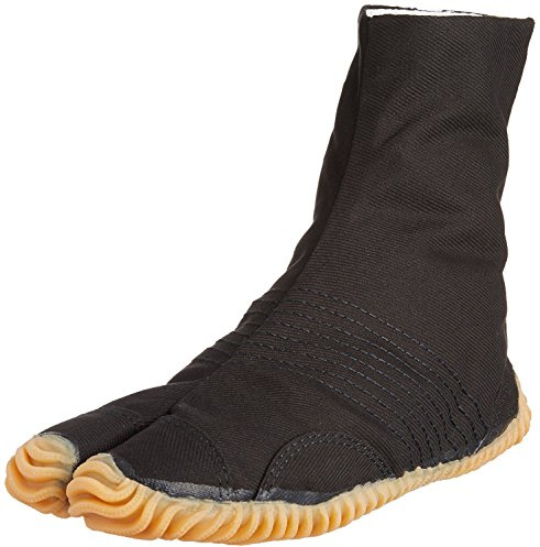 Marugo Tabi boots Ninja Shoes Jikatabi (Outdoor tabi) MATSURI JOG 6 Size: 27.5 cm (US size 9.5), Color: Black
