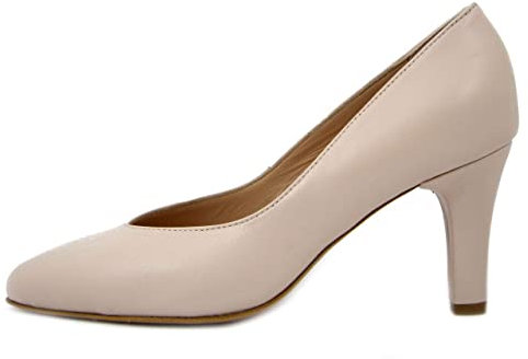 OSVALDO PERICOLI, Scarpe Donna Decolletè Pelle Rosa Cipria, Tacco Medio, 1406