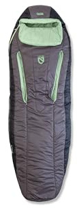 NEMO Equipment Forte Endless Promise Synthetic Sleeping Bag - Regular - Plum Gray/Celadon Green