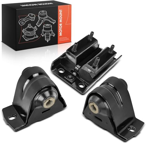 Frankberg 2 supporti motore anteriori + 1 supporto trasmissione 52019276AB | Compatibile con: Wrangler II TJ