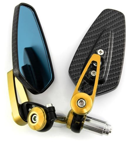 Rétroviseur Moto Rétroviseurs De Moto Universels, 7/8 , 22mm, Bout De Barre, Rétroviseurs Latéraux De Guidon De Moto