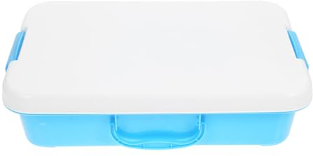 HOMOCONO Caja De Arena Portátil para Arenero con Tapa para Interior y Exterior Juguete De Almacenamiento Práctico y De Llevar para Actividades Playa