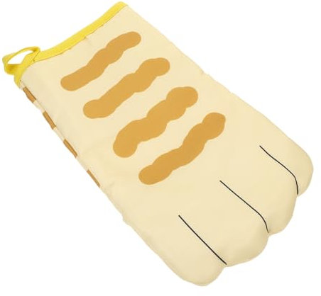 Cabilock Thick Heatproof Kitchen Oven Mitts Anti-scalding Gloves for Baking Cooking Microwave
