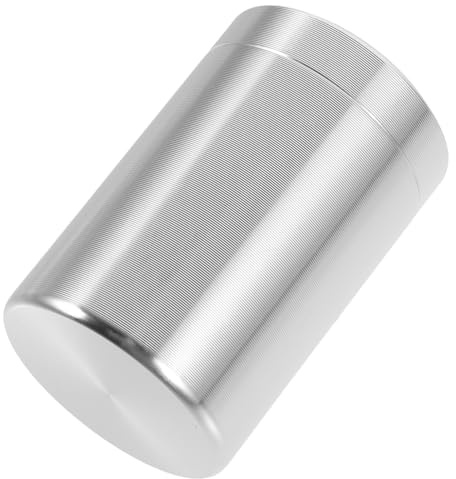 DEARMAMY Teedose aus Aluminiumlegierung mit UV Schutz und Kompakter Größe Luftdichter Teebehälter für Losen Tee für Reise und Alltag