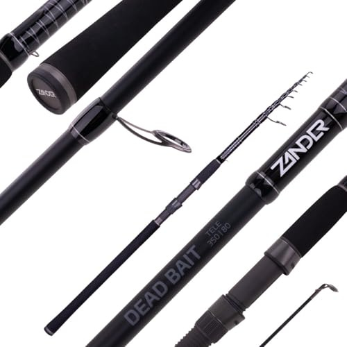 ZECK - Zander Dead Bait Tele 350 | 80 - Teleskop-Ansitzrute für Zander
