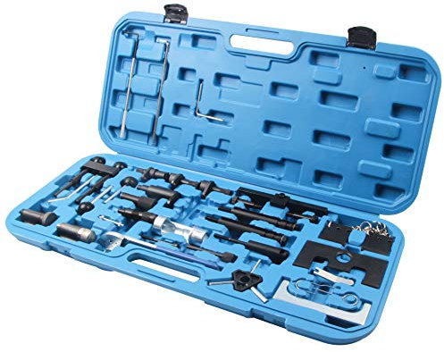 LLCTOOLS Kfz Dog Motor Arretierwerkzeug | Werkzeug Satz | für 1,9 ltr. / 2,0 ltr. TDI Pumpe/Düse. 1,4L/1,6L | Zahnriemen Werkzeug | Kfz Werkzeug | Motoreinstellwerkzeug