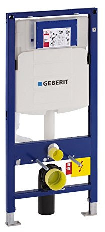 Geberit Vorwandelement Duofix, 111300005, für Wand-WC, mit 2-Mengen-Spültechnik, Spül-Stopp-Funktion, Schwitzwasser-isolierter, Stahlkonstruktion, 65178 3
