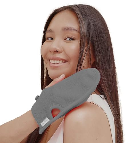 Glov Hydro Demaquillage Guanto Esfoliante Corpo in Bamboo Riutilizzabile Antifungino per Pelle Liscia e Rinnovata Ideale per Massaggi e Scrub