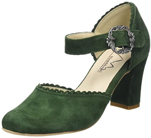 HIRSCHKOGEL damer 3005715 pumps, Grön tanne 147-37 EU