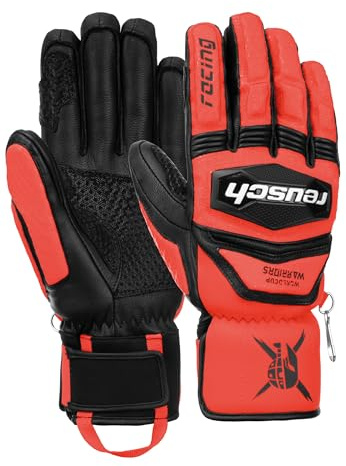 Reusch Worldcup Warrior SC extra warme, winddichte und atmungsaktive Unisex Winterhandschuhe Fingerhandschuhe Skihandschuhe für Damen und Herren bieten zuverlässigen Schutz vor Stößen und Verletzungen