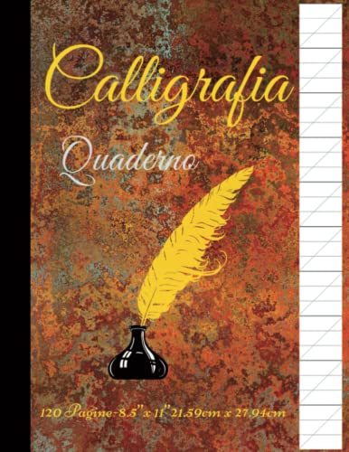 Quaderno Di Calligrafia: Quaderni Per Esercizi Di Lettering E Calligrafia Moderna