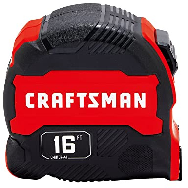 CRAFTSMAN Tape Measure, Compact Easy Grip, 16 FT (CMHT37441S)