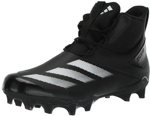 adidas Adizero Chaos American Football Sneaker, Unisex, Erwachsene, Schwarz Weiß Schwarz, 42 2/3 EU