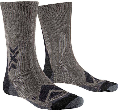 X-Socks® HIKE PERFORM MERINO CREW, BROWN/BLACK, 42-44 EU