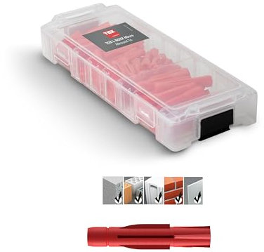 TOX L-BOXX Micro Allround Tri en boîte de tri empilable et encliquetable, avec chevilles universelles TRI dans les tailles les plus courantes 6/36, 8/51 et 10/61, 95 pièces, 094900806