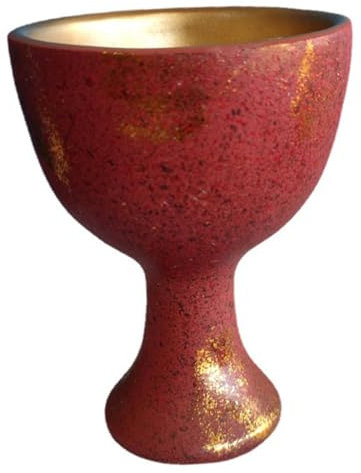 KICHOUSE Coupe Sacrée De Culte Résine Accessoire De Jeu De Rôle Décoration Autel Pour Sacrifices Familiaux Ou Cérémonies Religieuses