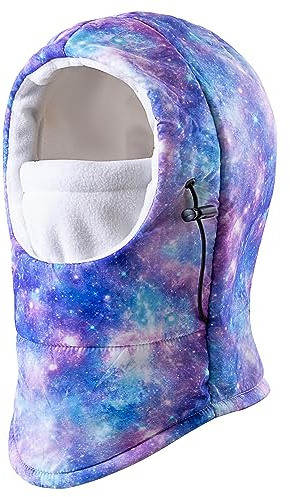REDESS Winter Windproof Hat, Unisex Children Heavyweight Balaclava, Ski Mask with Thick Warm Fleece Face Cover Colorful