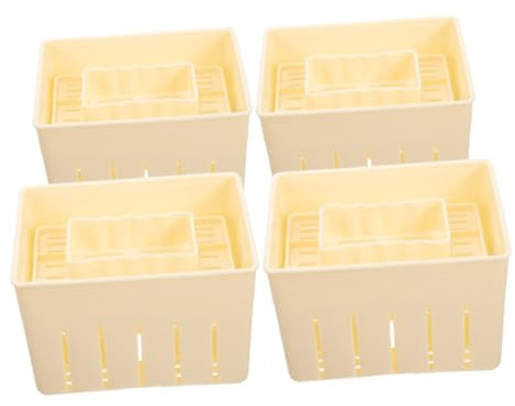 Cabilock 4piezas Moldes Para Prensar Tofu Prensador De Tofu Molde Práctico Para Tabla Para Quesos