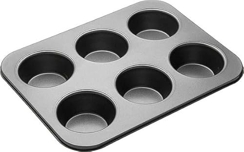 Molde de aluminio para magdalenas (6 ranuras)