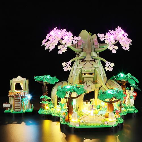 LED Light Kit Compatible with Lego Great Deku Tree 2-in-1 Set, Compatible with Lego 77092(Lights Only, No Models)