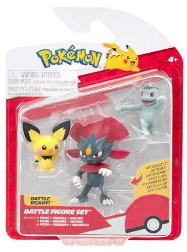 Pokémon Clip 'N' Go Chimchar y Bola de repetición – Incluye Figura de Batalla de 2 Pulgadas y Accesorio de Bola repetida