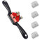 Spokeshave Tool, 10 Inch Adjustable Wood Plane Woodwork Hand Planer with 4 Replacement Blades Woodworking Tools for Woodworking and Manual DIY Enthusiasts