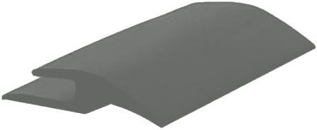 Roppe Rubber Tile Carpet Joiner Profile #56, Night Hawk, 1/2 H X 9' L X 1 W