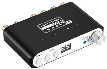 Mini subwoofer HiFi de 2,1 Canales DSP Hi-Fi TPA3116 Amplificador estéreo de Potencia Digital Receptor de Audio