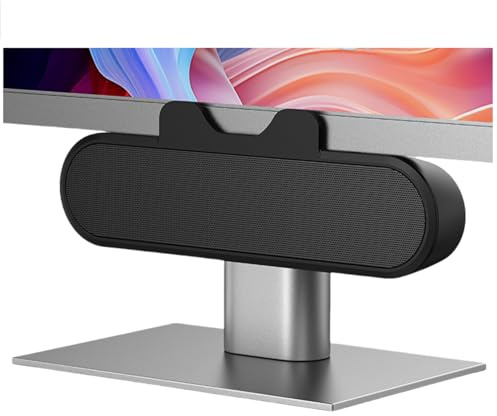 Altoparlanti per Computer per PC Desktop, Altoparlanti a Loud Sound Monitor Controllo del Volume Facilmente per i Monitor, con Adattatore da USB a USB