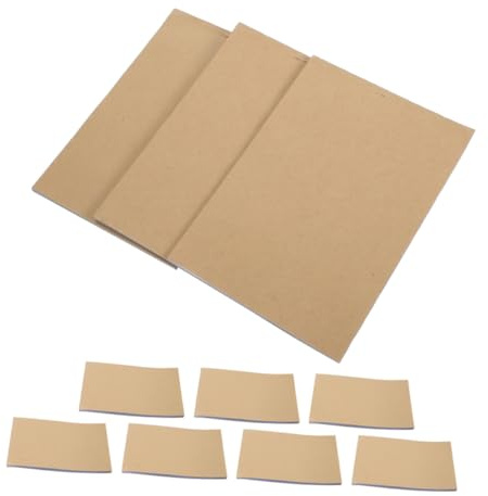 OFFSCH 10stücke Blanko Notizbuch Ohne Durchschreibepapier Kraftpapierblätter Automatisches Kopieren Tragbares Memo-notizbuch Für Büro Und Reisen