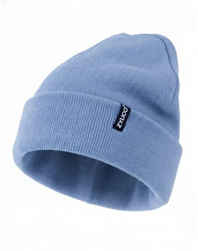 Zylioo S/M/XL/XXL/3XL Strickmütze Großen Kopf Wintermütze Beanie Mütze | Übergroße Winter Warme Knit Cuffed Watch Cap Beanie Hats für Alltag Outdoor