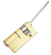 Serratura a cilindro per porte, Cilindro for serratura porta in PVC for automatica con impronte digitali nucleo di coda 2 chiavi diverse dimensioni(45x18 Flat Rod)