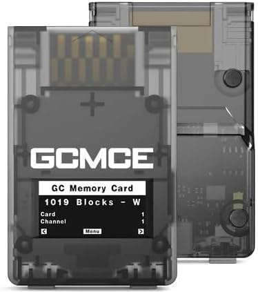 BITFUNX GCMCE - Scheda di memoria GameCube flipper mce Wii NGC con scheda SD da 8 GB (nero)