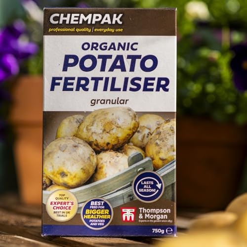 Chempak Potato Fertiliser Slow Release Organic Vegetable Feed 750g Packs by Thompson and Morgan