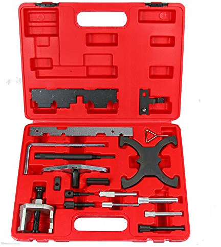 Highking Tool Motorwerkzeug Motor Nockenwellen Ausrichtwerkzeug, Motor Einstellwerkzeug Master Kit für Ford Mazda1.4 1.6 1.8 2.0 Di/TDCi/TDDi