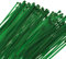 100 Fascette di Plastica Verdi per Giardino, Fascette per Cavi e Tubi, per Elettricisti e Giardinaggio (2.5mm X 150mm)