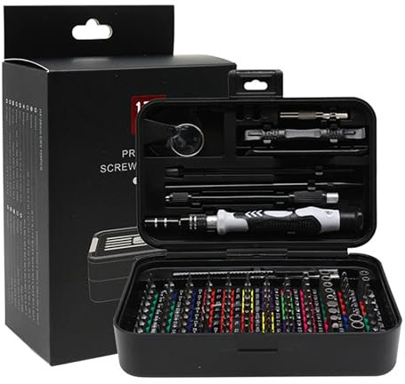 132 Screwdriver Set Storage Box, Colorful Chrome Vanadium Steel Multifunctional Precision Mobile Phone Repair tool/198