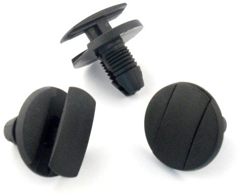 VVO Fasteners- Black Plastic Side Skirt, Sill Moulding Cover Trim Clips for Alfa Romeo Giulietta, Stelvio, (Pack of 10)
