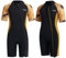 Lansru Neoprenanzug Kinder - 2,0 mm Kurz Neopren für Jungen, Pionierweiser Durchgehender Reißverschluss, UV-Schutz, Thermal Wetsuit für Surfen,Schwimmen und Tauchen